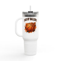 Load image into Gallery viewer, Basketball Dad of Ballers | Insulated Travel Mug, 40oz